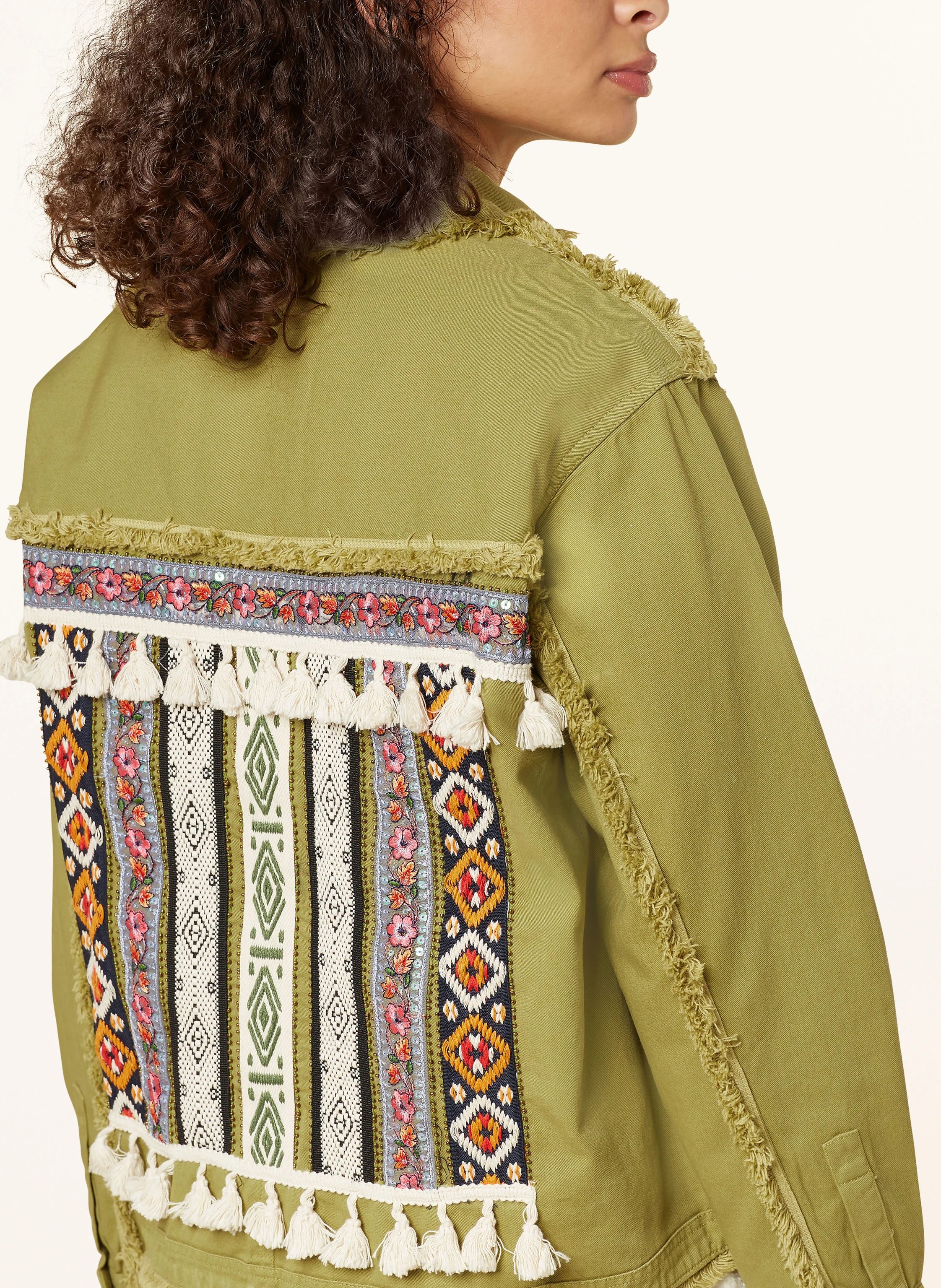 Y.A.S. Jacke mit Pailletten und Schmuckperlen