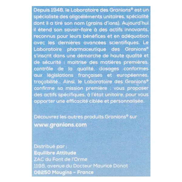Granions Mélatonine 60 gélules
