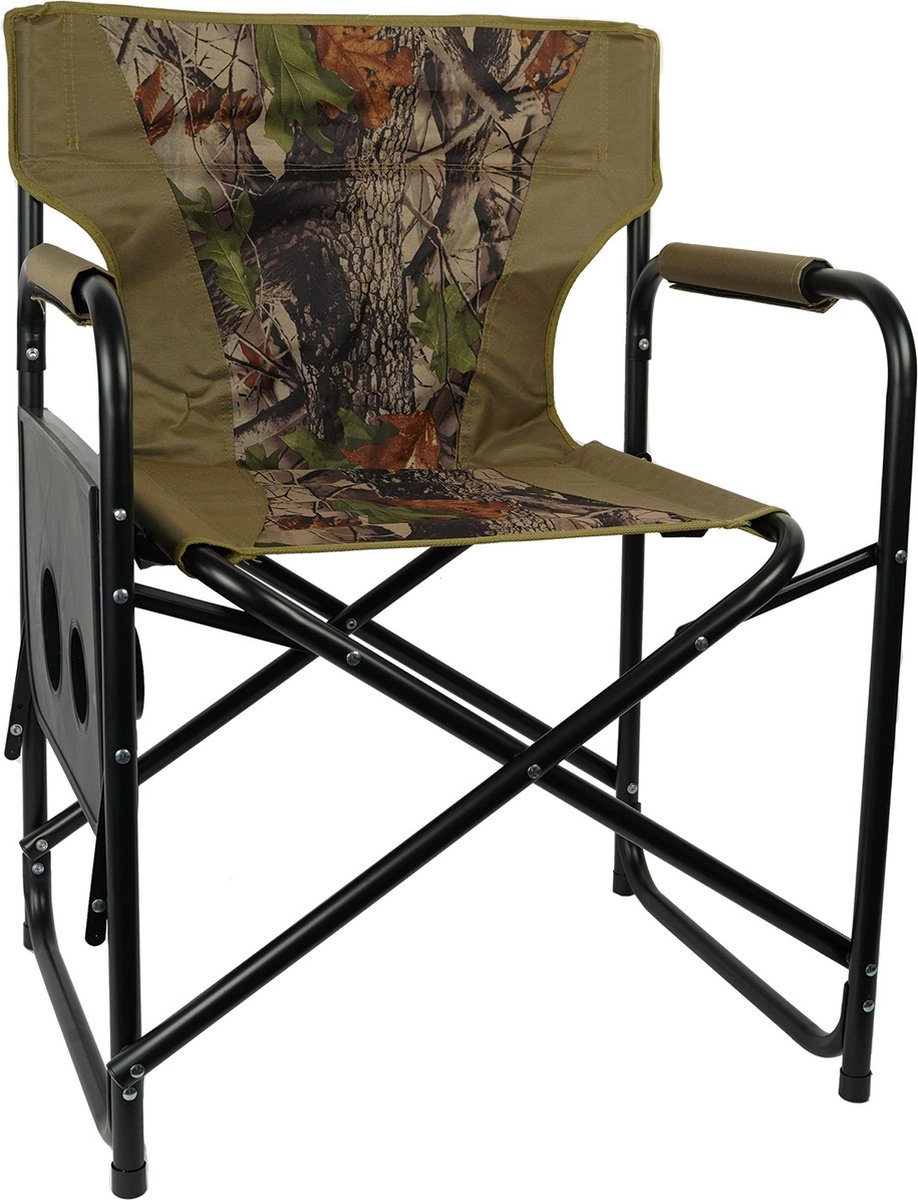Eurocatch vouwstoel met zijtafel - Camouflage