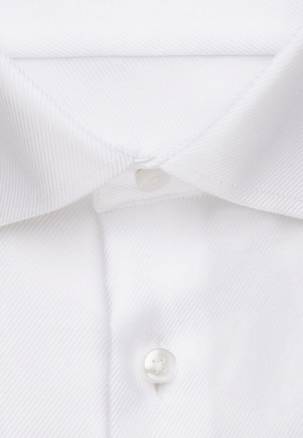 Seidensticker Business Shirt Slim Long sleeve Kent-Collar Uni White