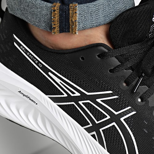 Baskets Gel Excite 10 1011B600 Black White