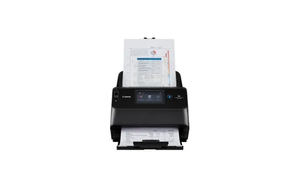 Canon imageFORMULA DR-S150 - Dokumentscanner - CMOS / CIS - Duplex - 216 x 3000 mm - 600 dpi x 600 dpi - op til 45 ppm (mono) / op til 45 ppm (farve) - ADF (60 ark) - op til 4000 scanninger pr. dag - USB 2.0, Gigabit LAN, Wi-Fi(n), USB 3.2 Gen 1x1