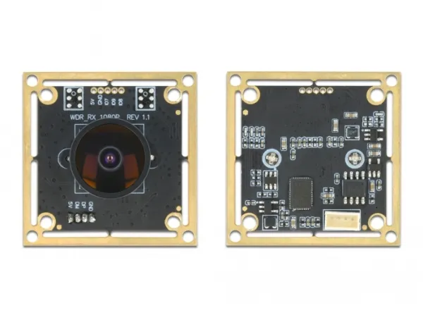 Delock USB 2.0 Camera Module with Wide Dynamic Range - Overvågningskamera - kort - farve - 1920 x 1080 - 1080p - fast brændvidde - USB 2.0 - DC 5 V