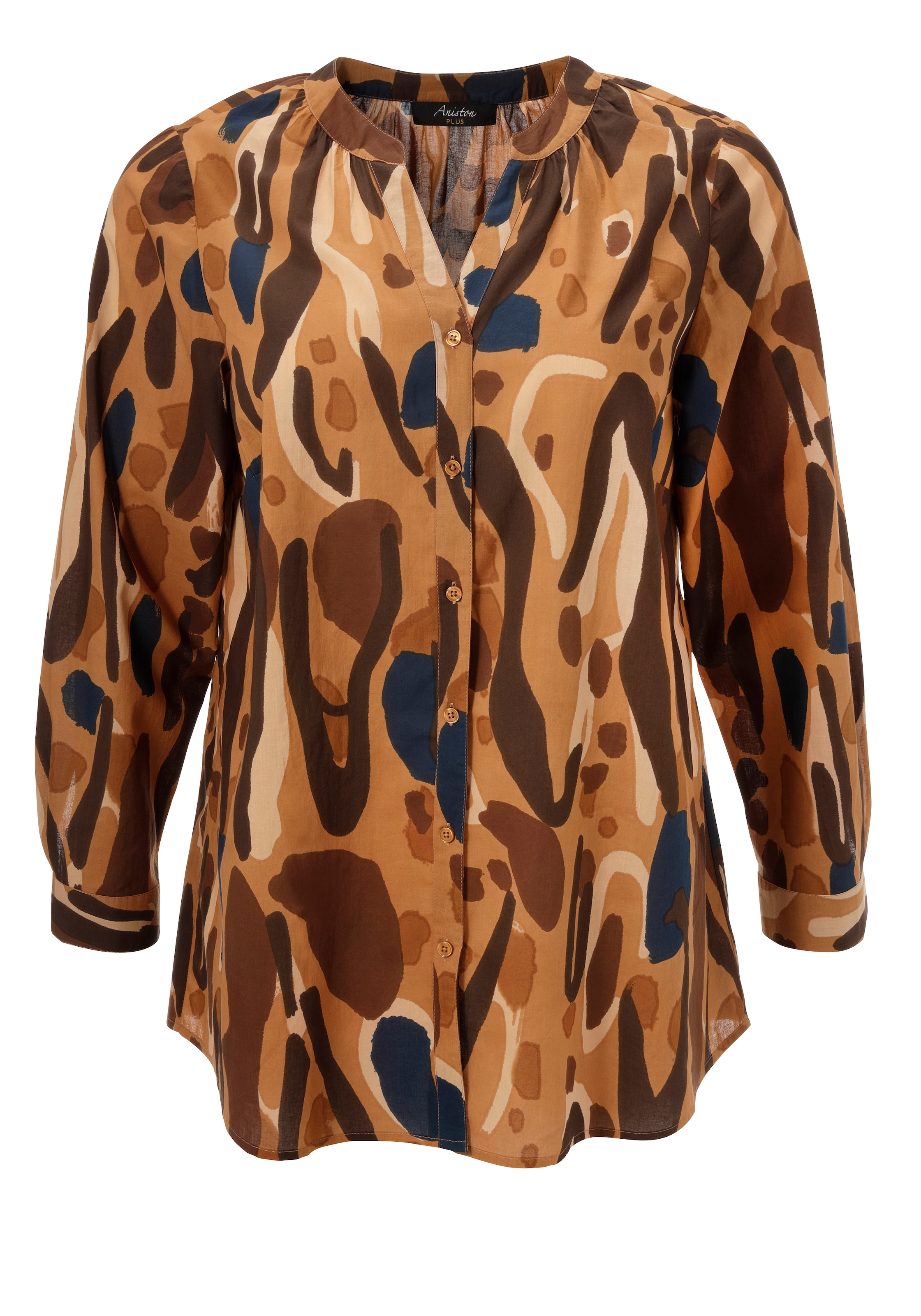 Aniston PLUS Longbluse , extravagant bedruckt im trendigen Farbverlauf - NEUE KOLLEKTION