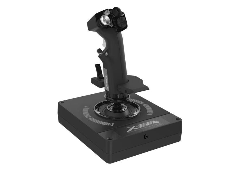 Logitech Simulations-Controller G Saitek X56 Rhino H.O.T.A. RGB Gaming Controller für Flugzeug- und Weltraum-Simulationsspiele