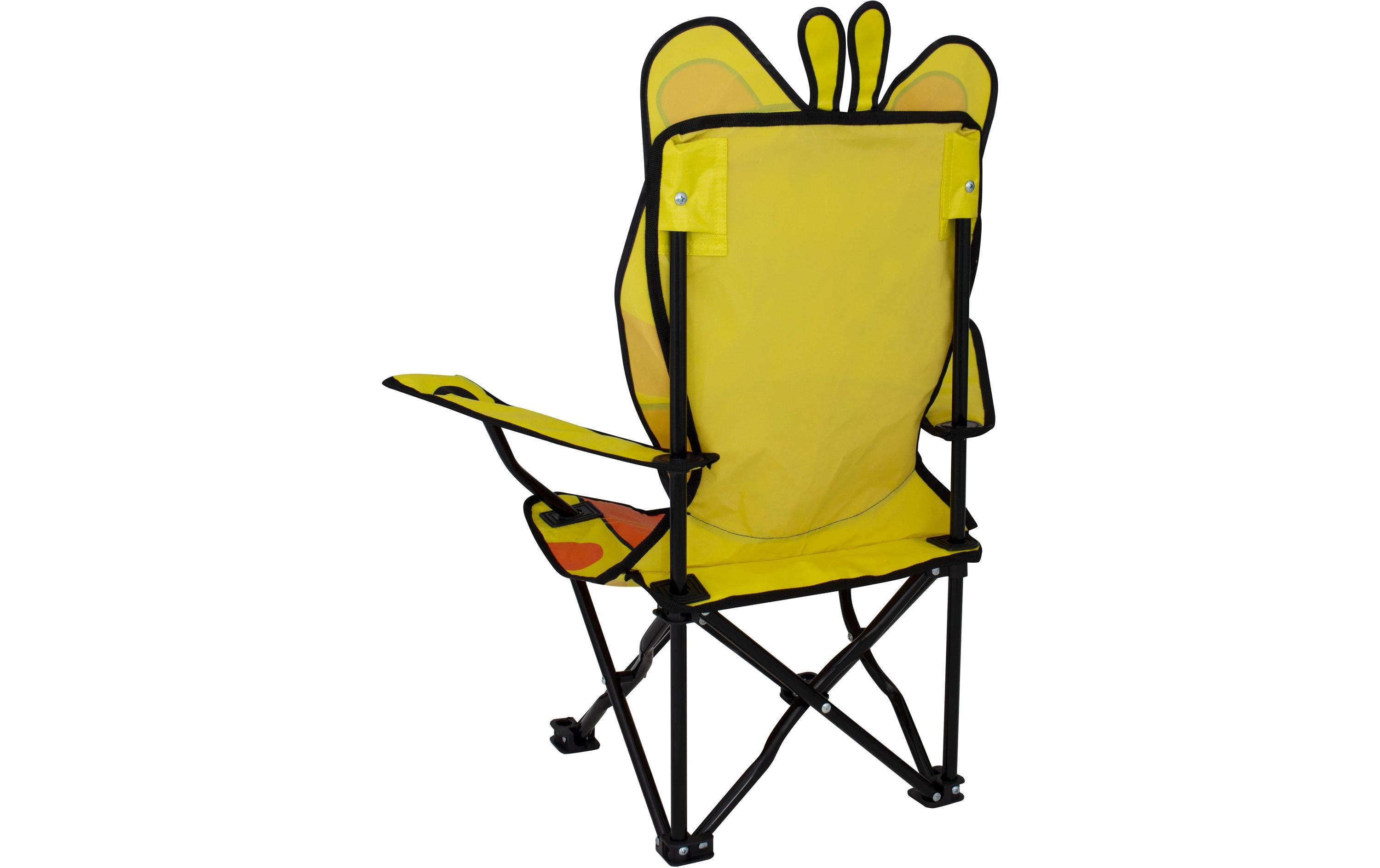Campingstuhl Ardeche Giraffe Gelb/OrangeStuhl mit fröhlichen Tierdesigns