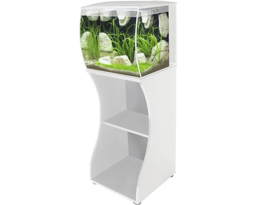 Fluval Flex 57 L aquariumcombinatie met LED-verlichting, filter en witte kast