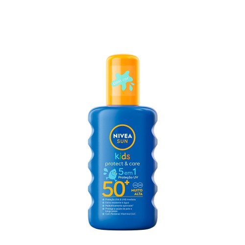 Nivea Sun Kids Protect & Care Spray SPF50  com Cor 200ml