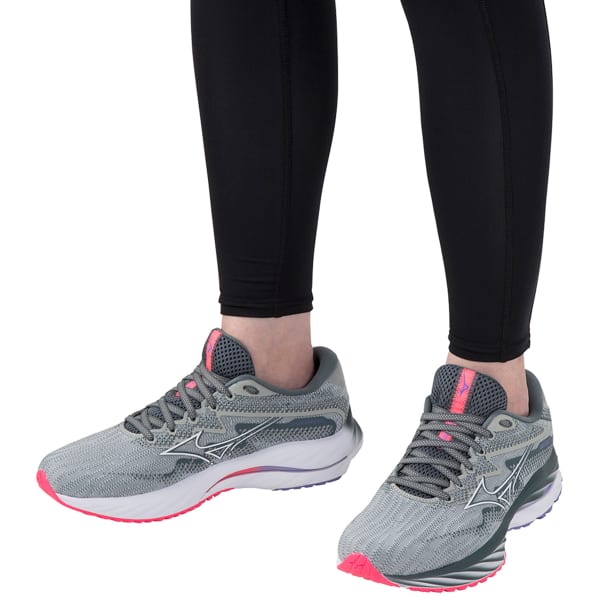 Chaussure running MIZUNO WAVE RIDER 27 W PEARL BLUE/WHITE/HIGH-VIS PINK
