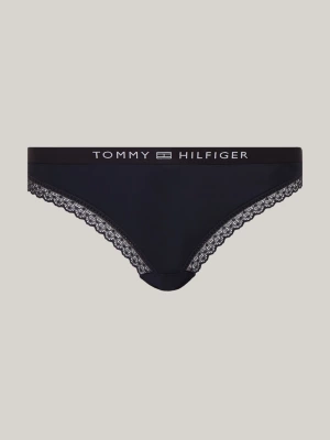 Calcinhas de renda com logo tonal
