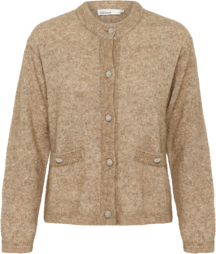 Karen by Simonsen KBZelda Cardigan Walnut melange