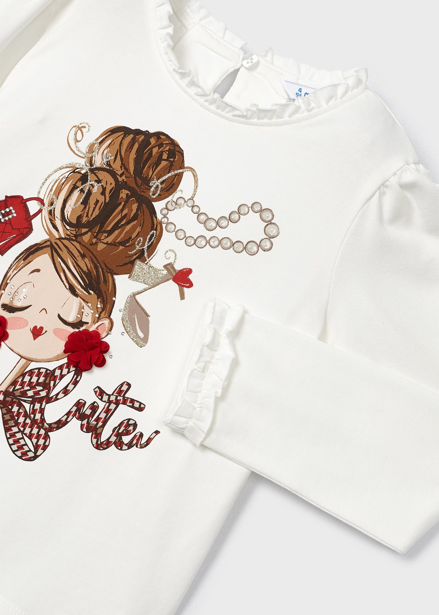 Camiseta estampada Better Cotton para meninas
