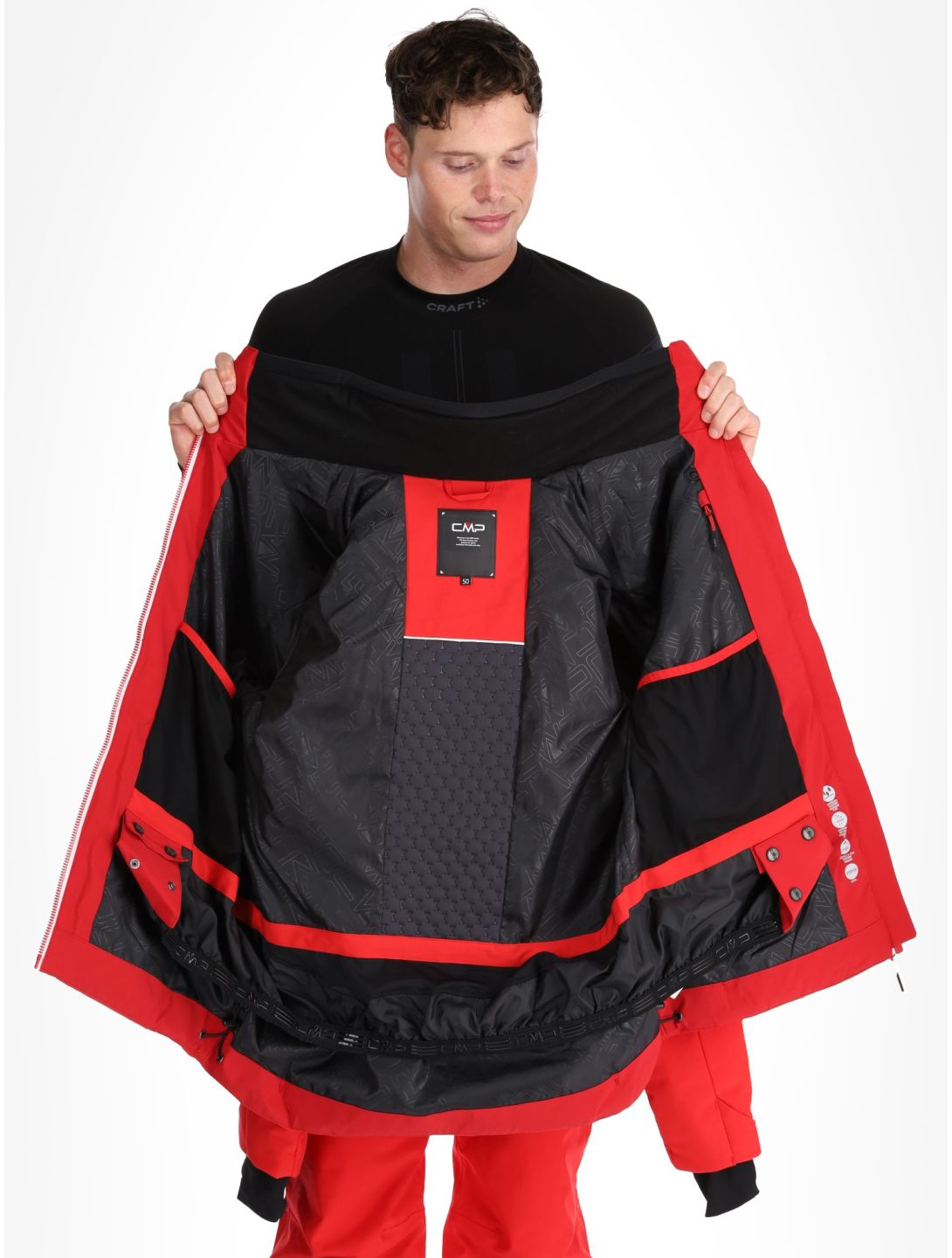 34W4697 ski-jas heren