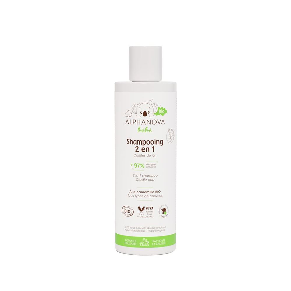 ALPHANOVA Baby Shampoo 2in1<br>200 ml, Flasche, Bio