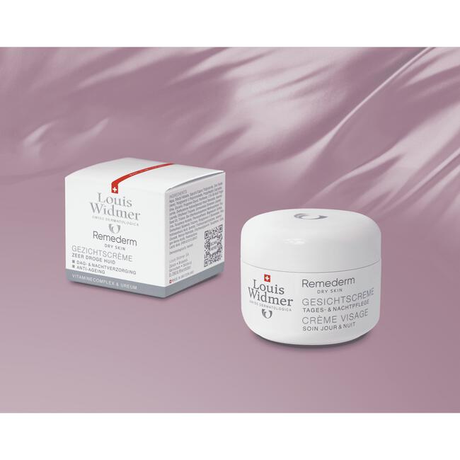 Louis Widmer Remederm Dry Skin Gezichtscrème Licht Geparfumeerd 50 ML