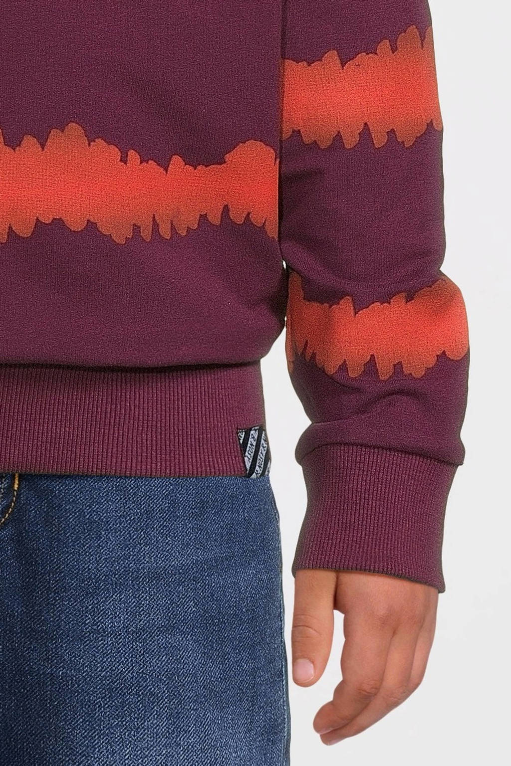B.Nosy tie-dye hoodie Steve paars/oranje