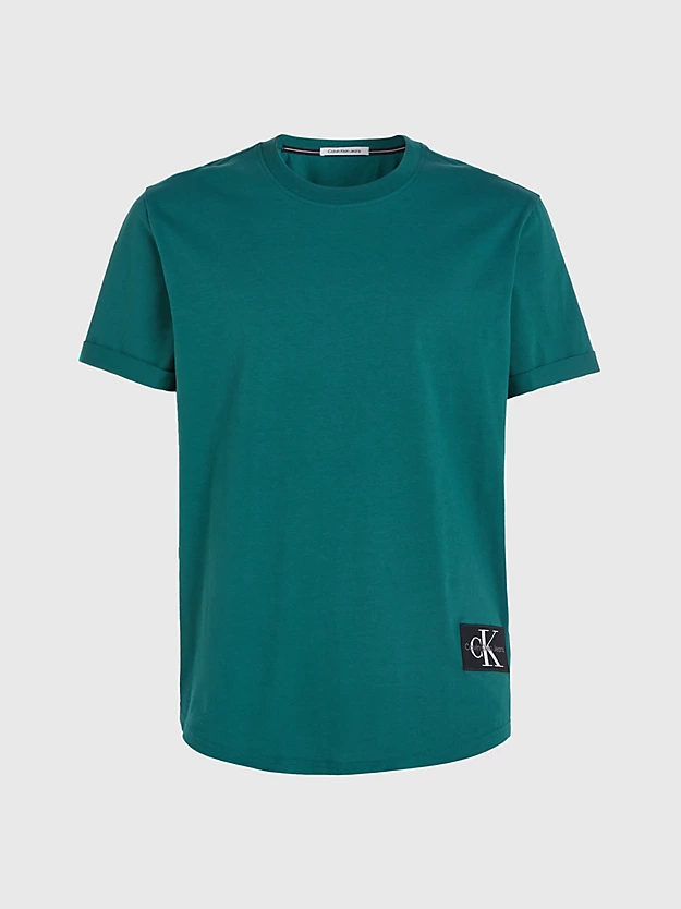Camiseta de algodão com brasão