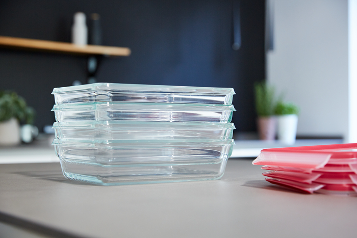 MASTERSEAL FRESH Verre Set 3 boîtes 0,45 L/0,8 L/2 L