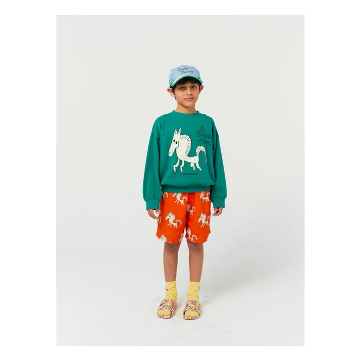 Bobo Choses Exclusivité Bobo Choses x Smallable - Short de Bain Cheval Blanc | Terracotta
