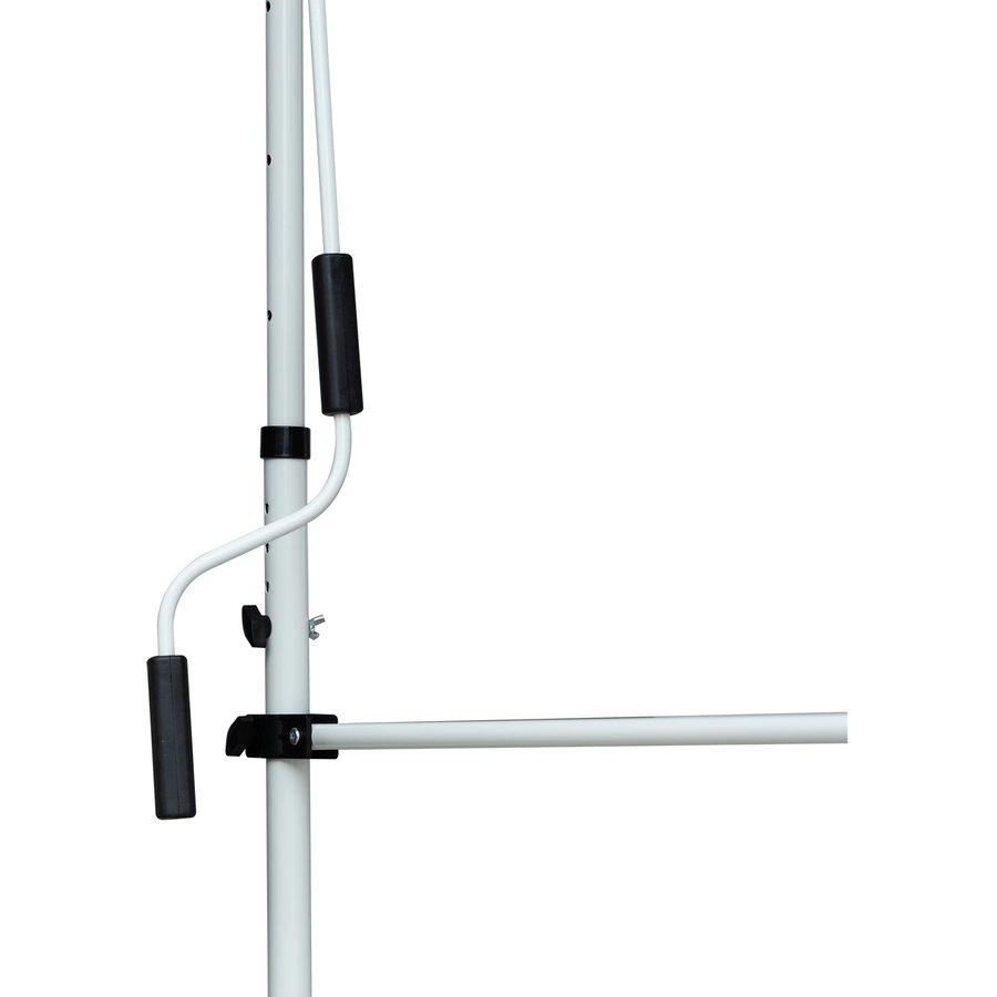 Outsunny Markise mit Handkurbel grau