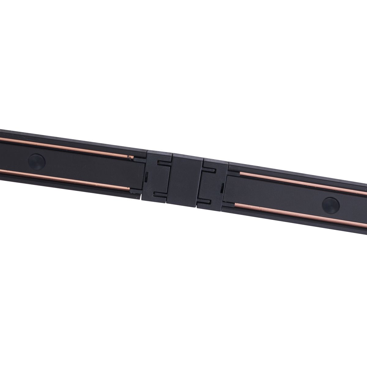 Modern railsysteem met 8 spots zwart 1-fase - Magnetic Lance