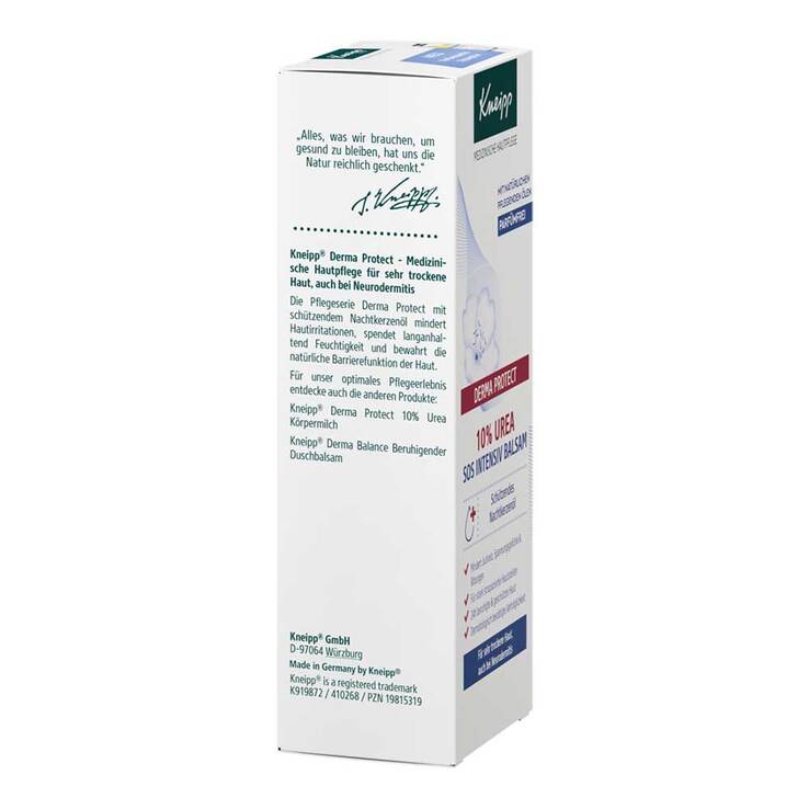 Kneipp Derma Protect 10% Urea SOS Intensivbalsam, 75 ml