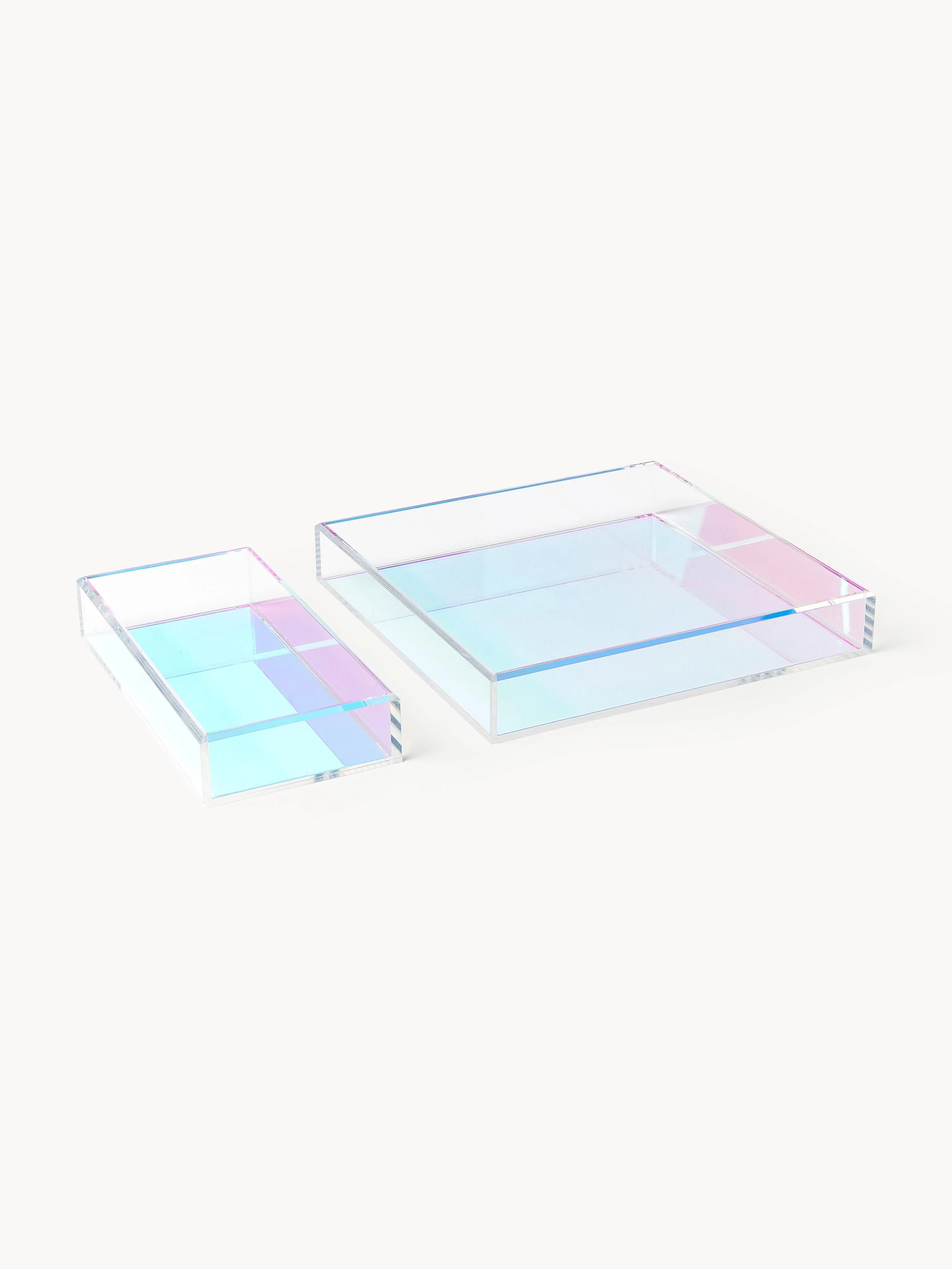 Decoratieve dienbladen Yuki, 2-delig