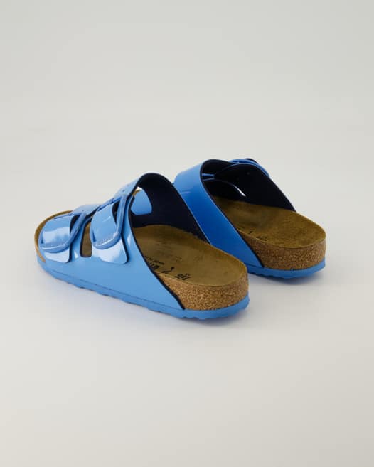 Birkenstock Arizona Big Buckle Pantoletten in Blau