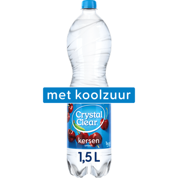 Crystal Clear Sparkling Cherry Fles 1,5 L