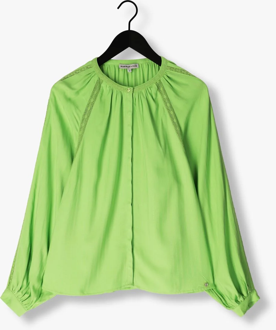 HARPER & YVE groene harper & yve blouse yanick-ls