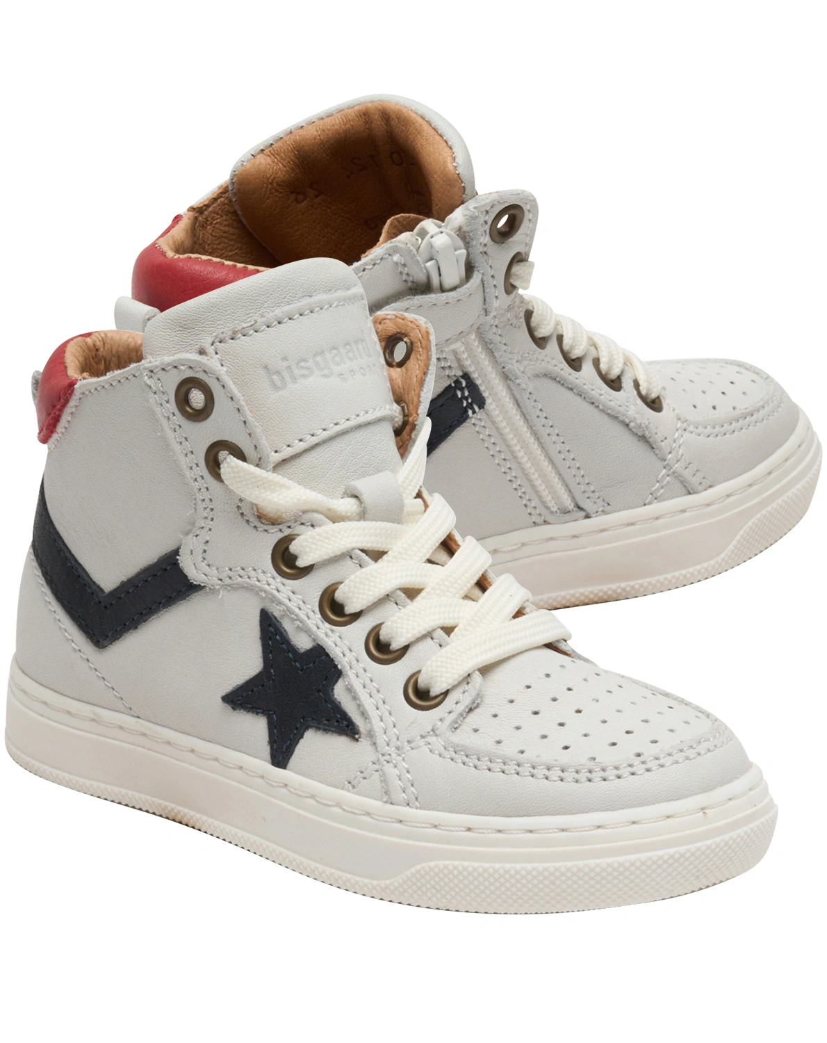 Schnür-Sneaker ISAK hoch in white