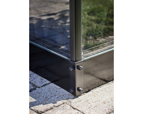 Foundation Halls Qube Lean-To 68 188 x 251 cm zwart