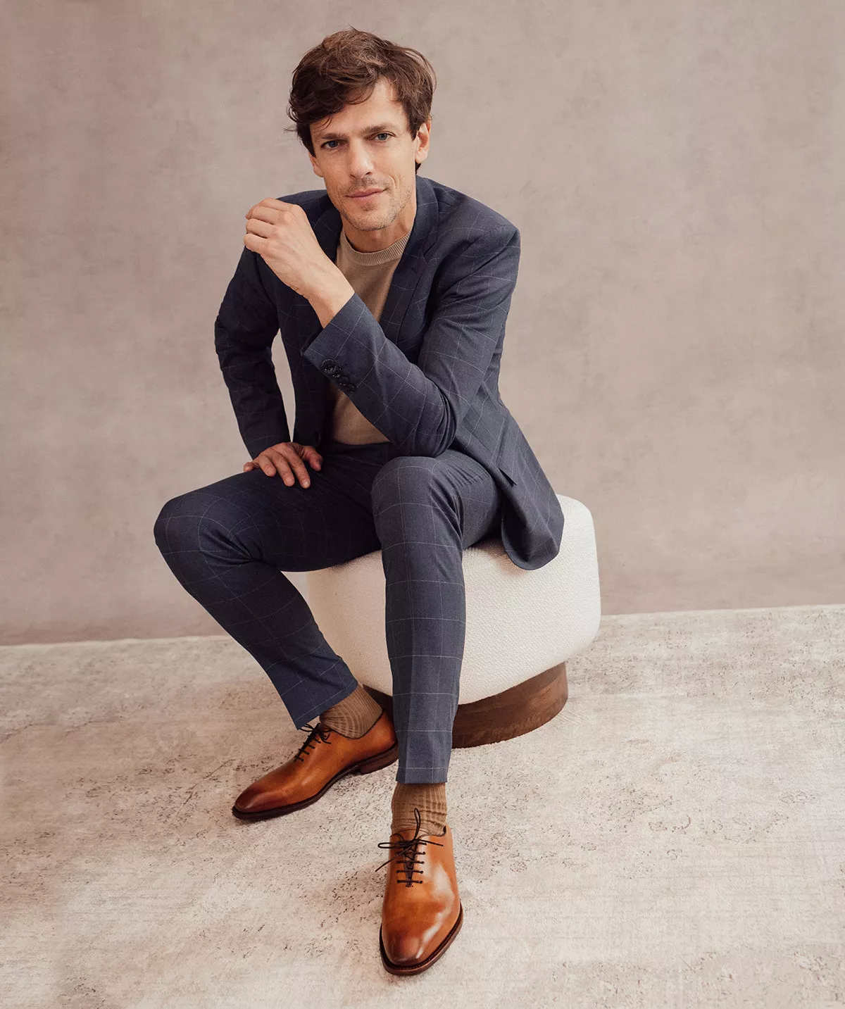 Richelieu GIULIA Marron Patiné