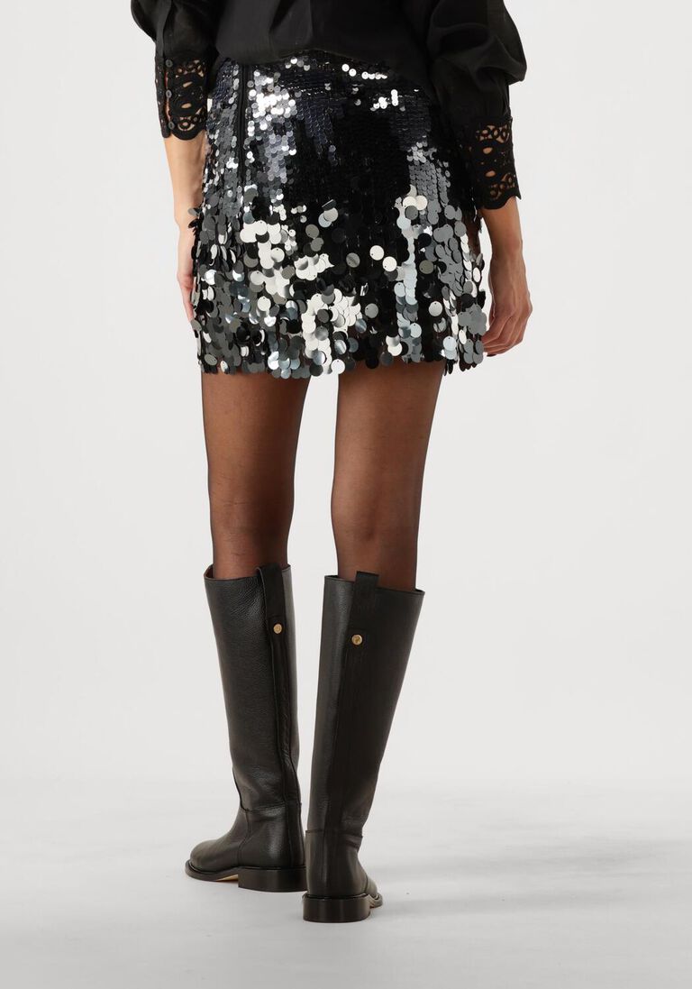 zilveren copenhagen muse minirok cmsequince-skirt