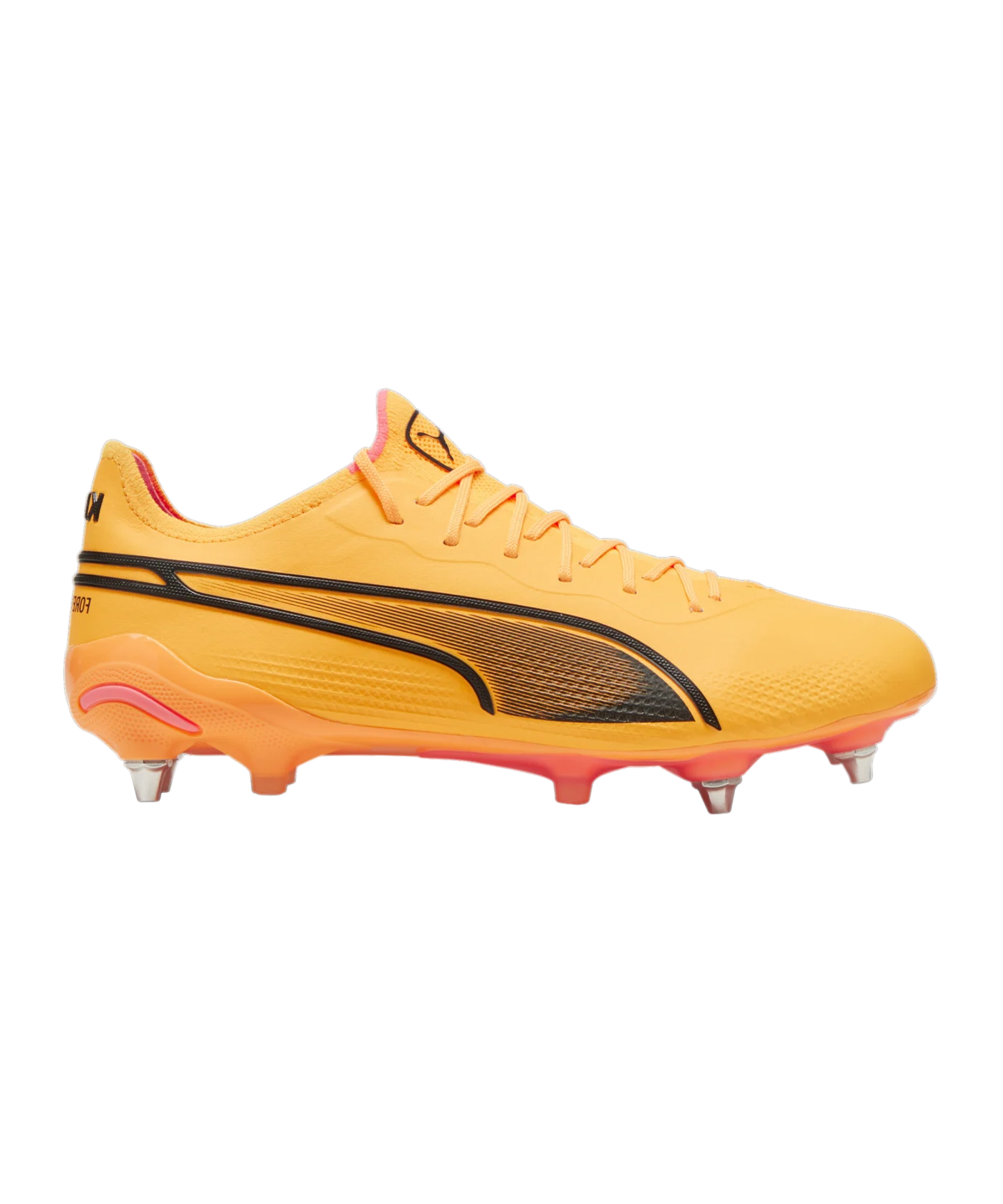 PUMA KING Ultimate MxSG The Forever Faster Orange Schwarz F04