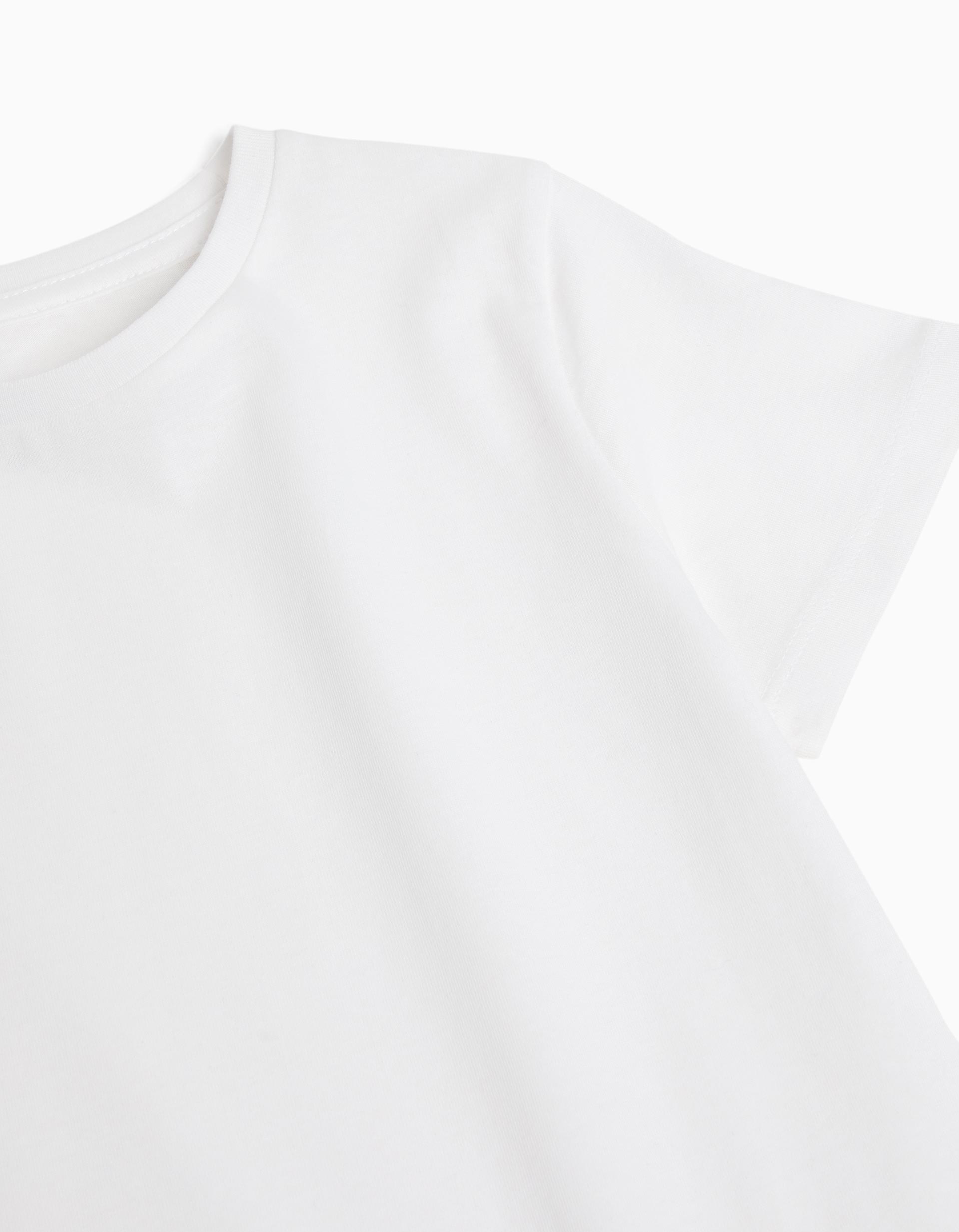 T-shirt Lisa, Menina, Branco