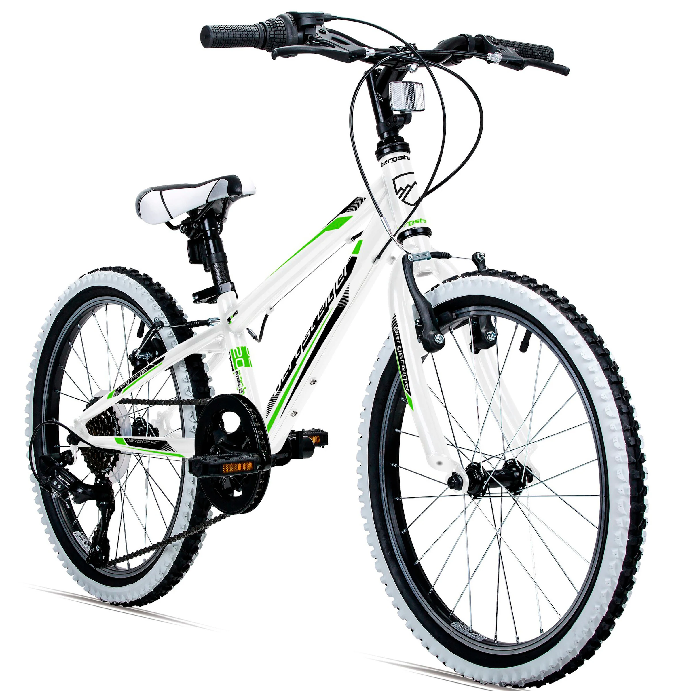 Bergsteiger Mountainbike Kansas 20 Zoll | shiny white