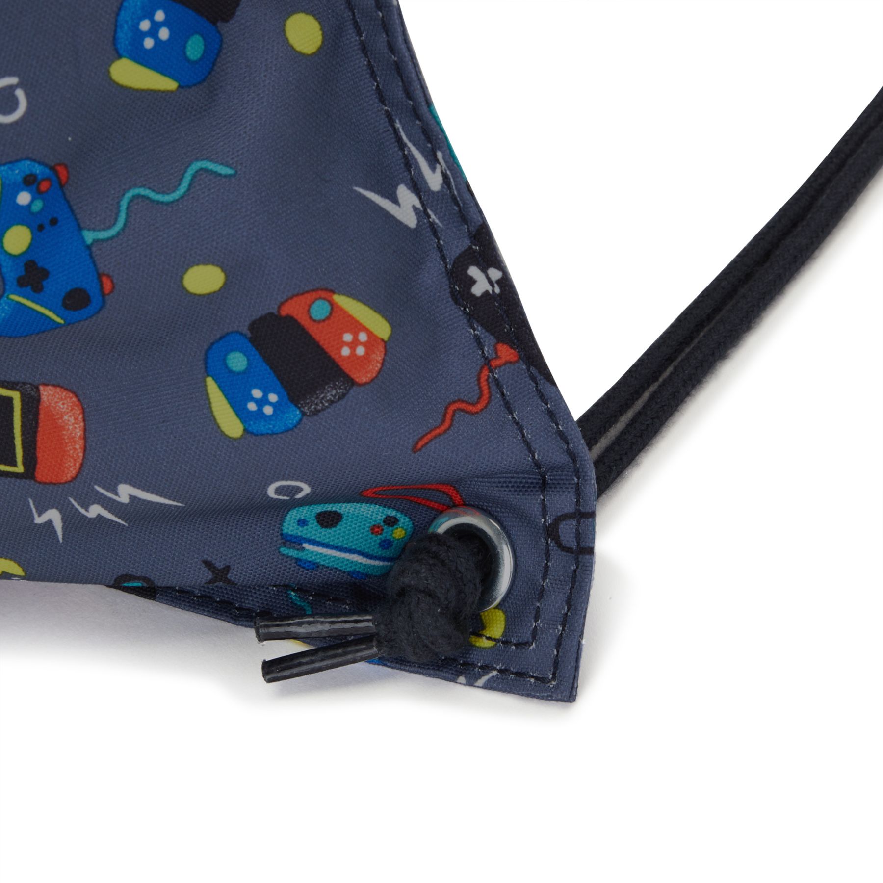SUPERTABOO Sac moyen avec cordon de serrage - Gaming Grey
