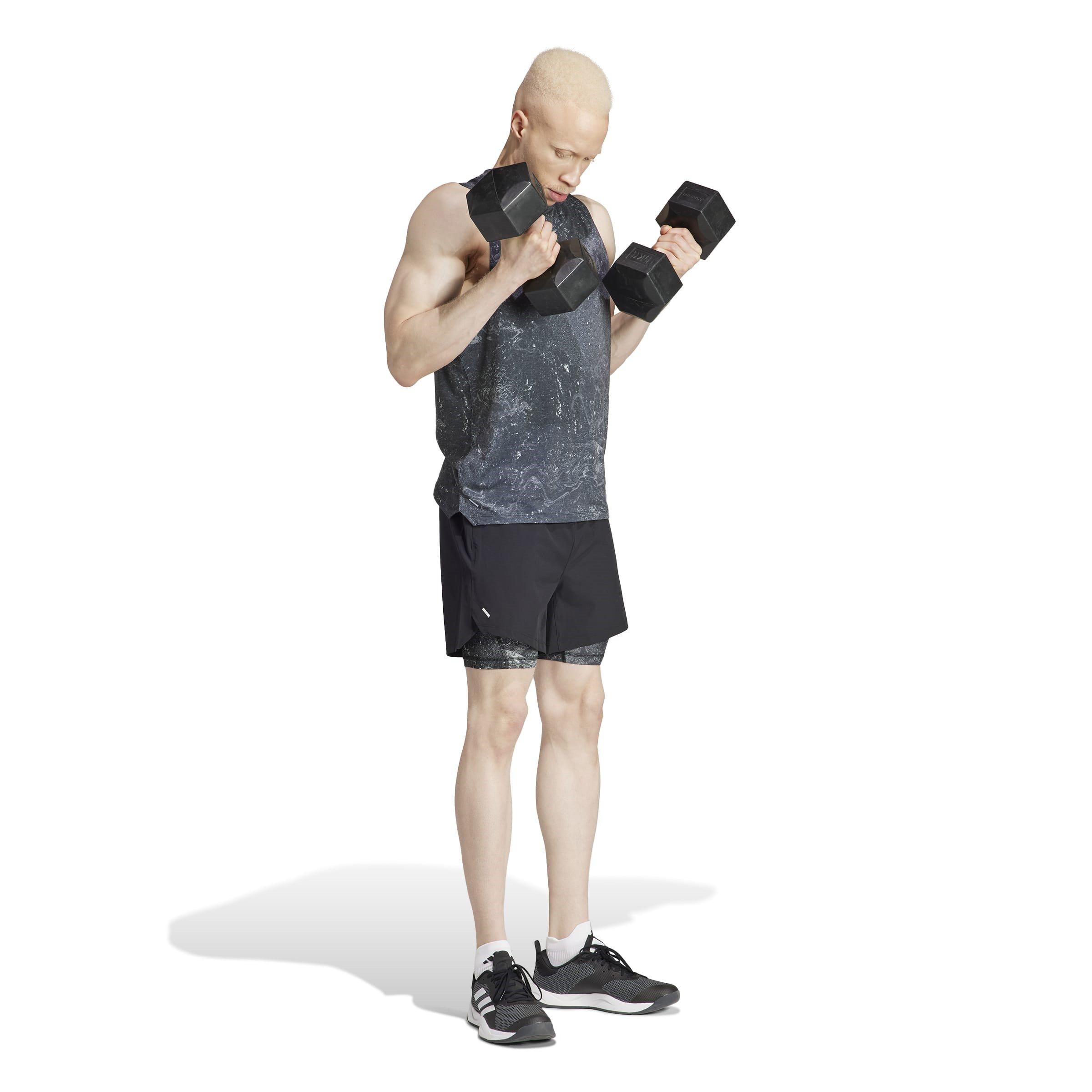 adidas Power Workout 2 in 1 Shorts Mens