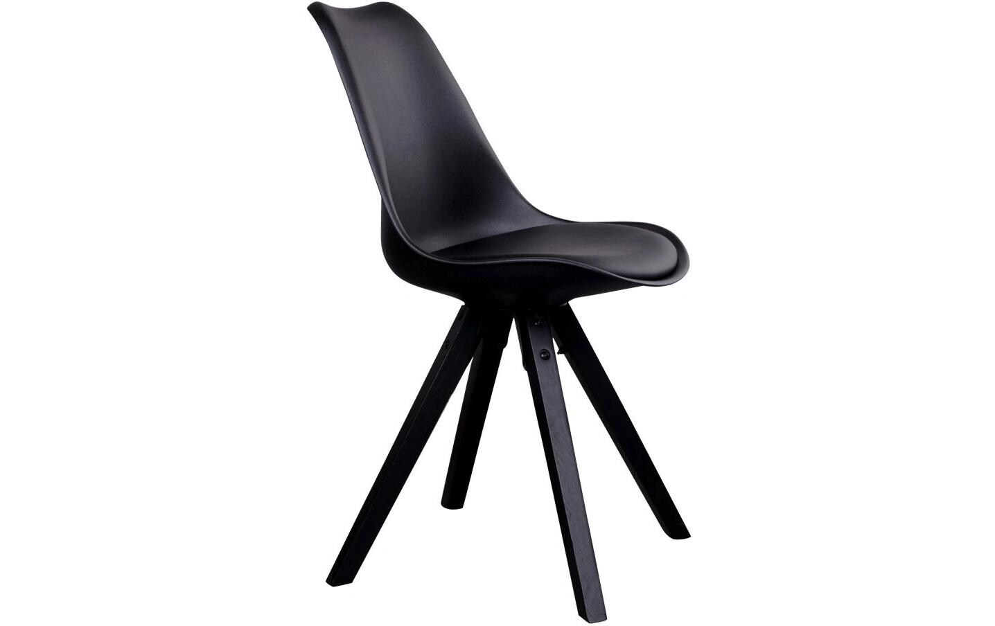 Stuhl Bergen 2 Stück, 86 x 55 cm, Schwarz<br>Esszimmerstühle