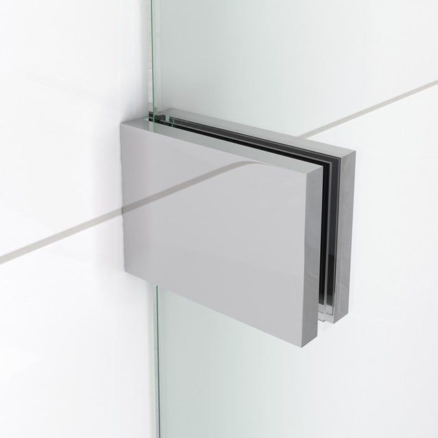 Diamond Douchecabine | 80x60 cm Chroom Helder glas Draaideur Rechthoek