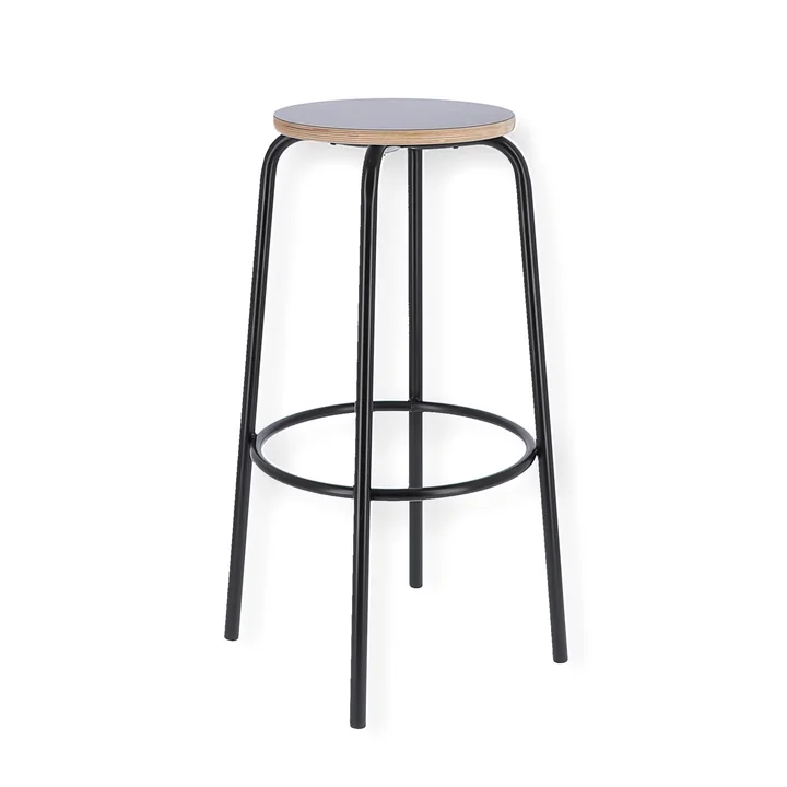 Jan Kurtz - Paris Barhocker H 75 cm, schwarz
