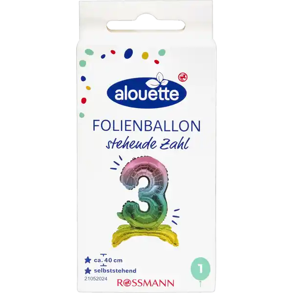 ALOUETTE FOLIENZAHL 3 stehend