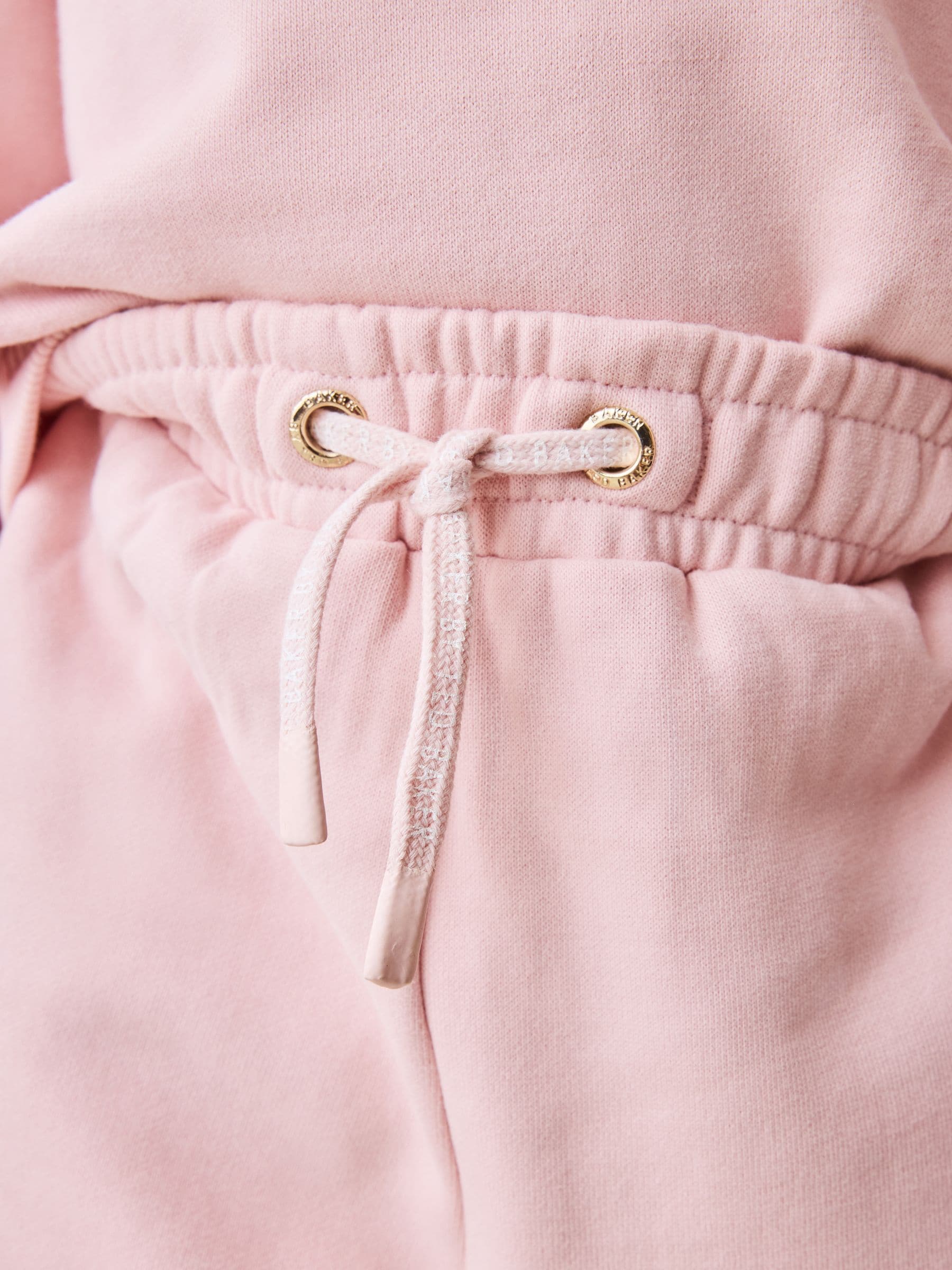 Roze - Baker by Ted Baker Blue 2 Piece Side Bow Detail Sweat & Joggers Set