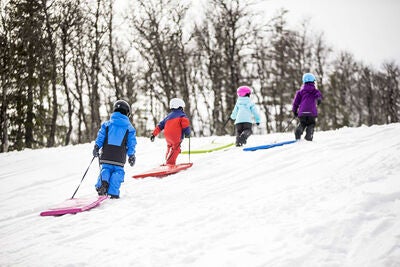 STIGA Snow Flyer L, Rød