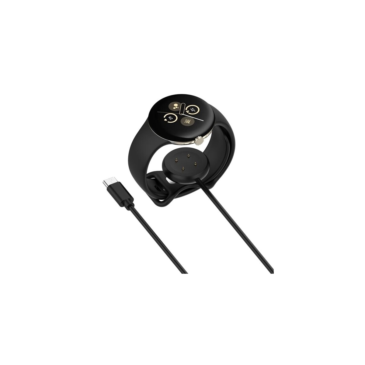 Ladekabel med USB-C og magnetisk tilkobling for FitBit Ace LTE