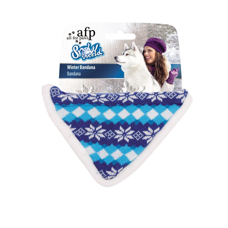 Bandana azul de inverno da AFP