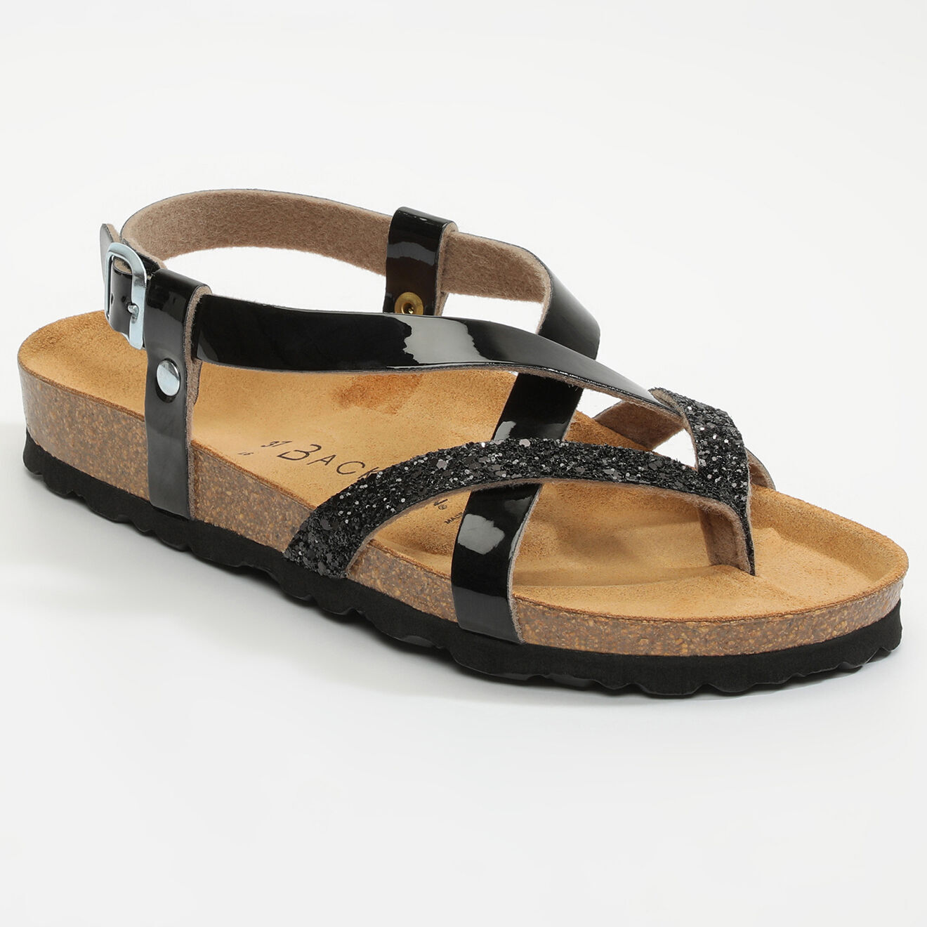 Backsun Sandales Alma noires
