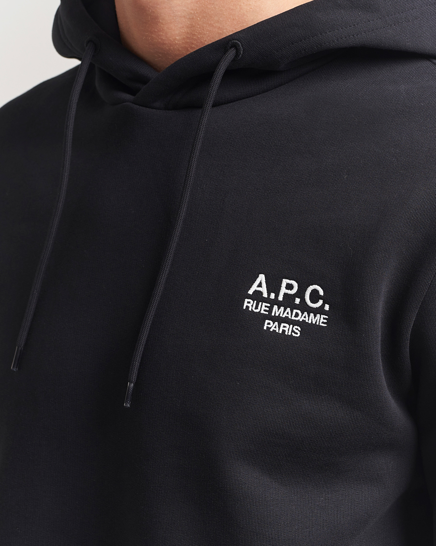 A.P.C. Rue Madame Hoodie Black/White