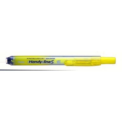 Pentel Handy - Surligneur rétractable - jaune